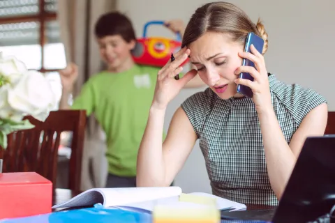 Das Homeoffice kann zu psychischen Belastungen führen. © Shutterstock, Kzenon