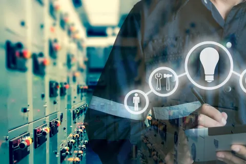 Energieeffizient wirtschaften mit Hilfe eines Energiemanagementsystems.. © Shutterstock, Goodvibes Photo